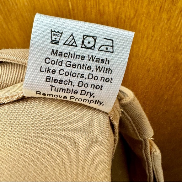 NEW Princess Polly Veronika Pants Flare Leg Trousers Beige US 4 NWT - Picture 11 of 16